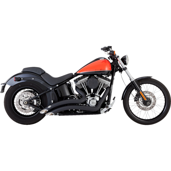 Vance & Hines Big Radius 2-Into-2, Black