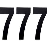 (image for) Standard Numbers - 8" Black - No. 7