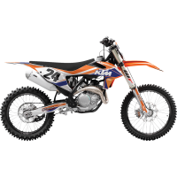 (image for) Factory Effex EVO 19 Graphics Kit - KTM 125-450 SX/SX-F 19-22, 450 SX-F Factory Edition 18.5, 250-450 XC/XC-F 19-22, EXC 20-23