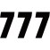 (image for) Factory Numbers - 6" Black - No. 7