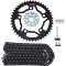 (image for) Vortex SSCS Steel Chain Kit (Black) for BMW S1000RR 20-23