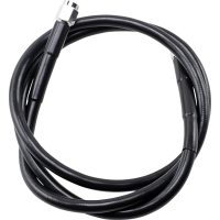 (image for) Black Vinyl-Coated Stainless Steel Brake Line 42"