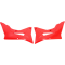 (image for) UFO Radiator Cover - 00-22 CR red