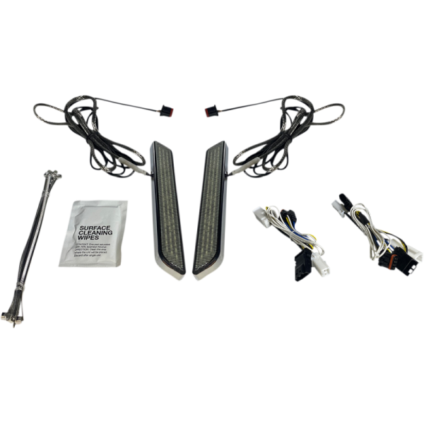 (image for) Custom Dynamics Smoke lens, chrome finish (14-24 Touring)