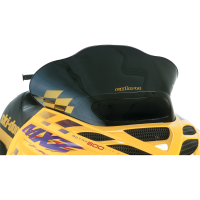 (image for) Cobra Windshield Low, black w/ yellow checks, 13.25"