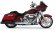 (image for) Slip-On Mufflers - 4" black w/ black end caps (pr.)