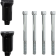 (image for) Gloss Black Passenger Floorboard Support Brackets
