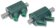 (image for) 3.0-Ohm 12V Angled Dual Output Dyna Coil (Green)