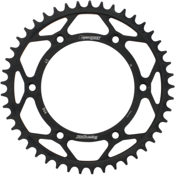 (image for) Supersprox Rear Sprocket - 45T Steel/Black