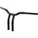 (image for) Gloss Black 1 1/4" One-Piece Kage Fighter T-Bars, 12" End Rise