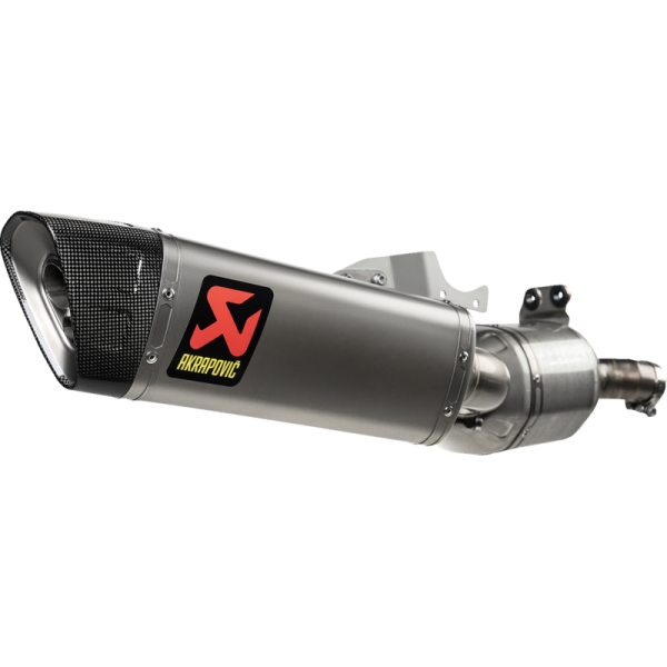 (image for) AKRAPOVIC Akrapovič Single Titanium Muffler w/ Carbon End Cap & Linkpipe for BMW F 900 XR / F 900 R