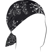 (image for) Micro-Mesh Flydanna - Black paisley