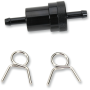 (image for) 1/4" Anodized Fuel Filter - Black