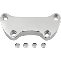 (image for) Handlebar Clamp with Skirt Chrome Smooth