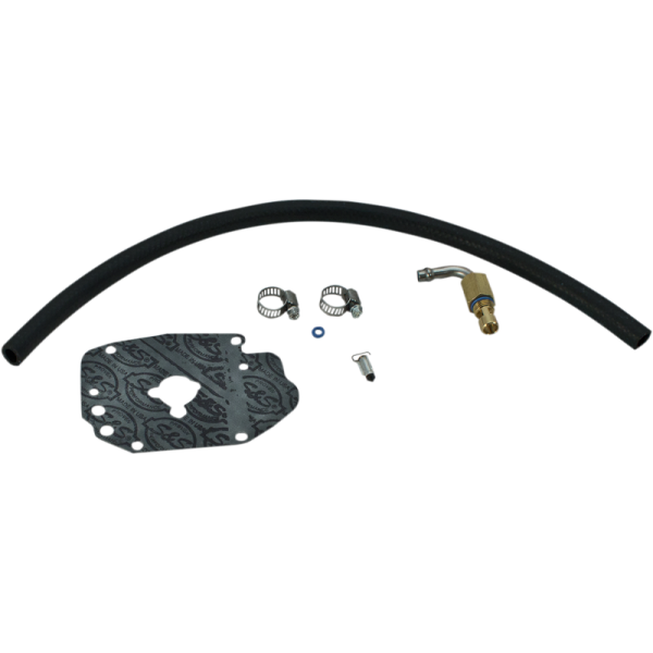 (image for) S&S CYCLE Fuel Hose and Swivel Inlet Fitting Upgrade Kit