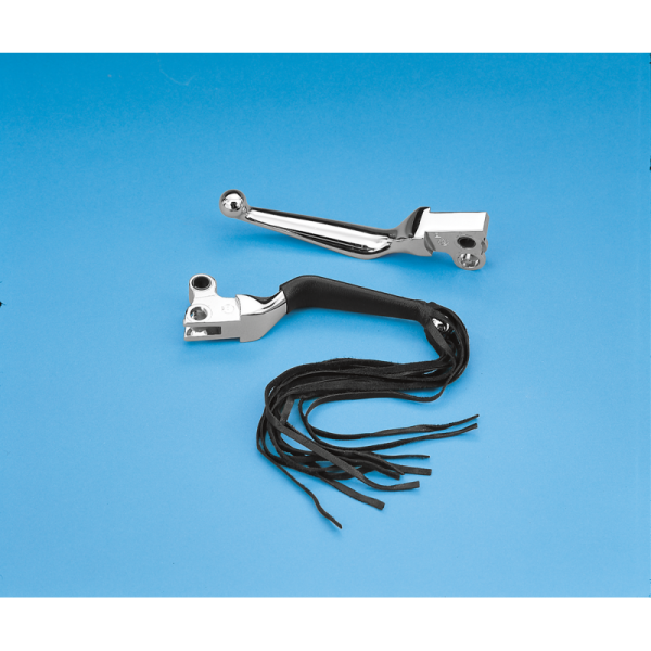 Drag Specialties Fringed Leather Lever Covers