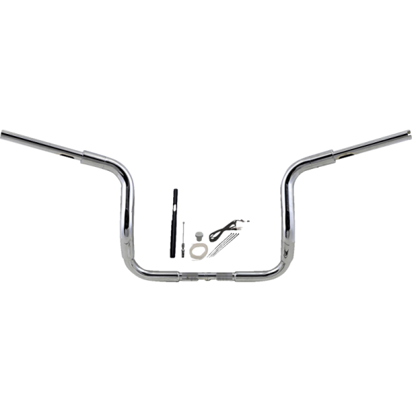 (image for) FAT BAGGERS INC Fat Baggers Round Top EZ Install Handlebar 12" Chrome