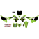 (image for) D'Cor Visuals Complete Graphics Kit - 24 Monster Energy, black background