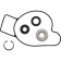 (image for) Water Pump Rebuild Kit for Arctic Cat ZR 6000 Carb 14-16