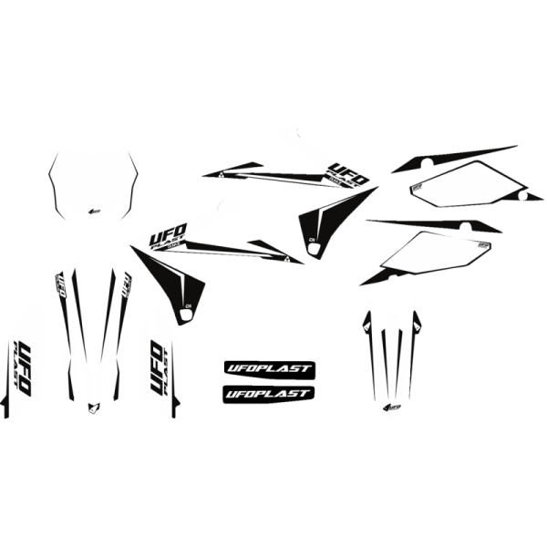 (image for) UFO Graphics Only Kit - Stokes (white)