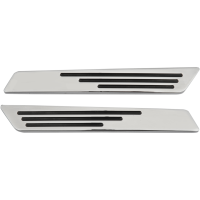(image for) Saddlebag Hinge Inserts Chrome