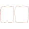 (image for) Cometic Outer Rocker Gasket for 07-22 XL
