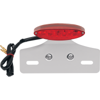 (image for) Drag Specialties Mini LED Cat Eye Taillight with License Plate Mount