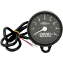 (image for) Black Housing Mini Tachometer Black Face