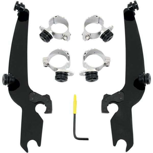 (image for) MEMPHIS SHADES METRIC Trigger-Lock Mount Kit, Black for Yamaha 950 Bolt/R-Spec 14-23