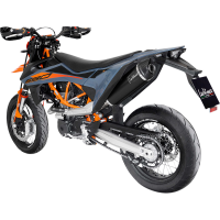 (image for) LV ONE EVO Black stainless steel Exhaust for KTM 690 Enduro R 19-24