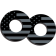 (image for) Factory Effex Moto Grip Donuts - Flag (black/gray)