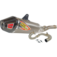 (image for) Pro Circuit Ti-6 Titanium Exhaust System w/ Carbon End Cap for Yamaha YZ450F/FX