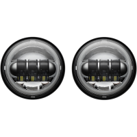 (image for) 4.5" LED Halo Passing Lamps (Chrome)