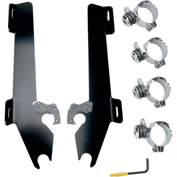 (image for) MEMPHIS SHADES METRIC Trigger-Lock Mount Kit Black for Honda VT1300CR Stateline 10-15