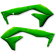 (image for) Acerbis Radiator Shrouds/Louvers - Green