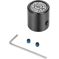 (image for) Heel-Toe Shifter Cover Black w/ Maltese CROSS-fire