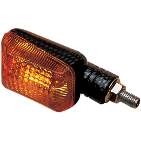 (image for) K&S TECHNOLOGIES Black Mini-Stalk Marker Light - Amber Lens
