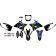 (image for) D'Cor Visuals Complete Graphics Kit - 23.5-24 Monster Energy Star Racing Yamaha, white background