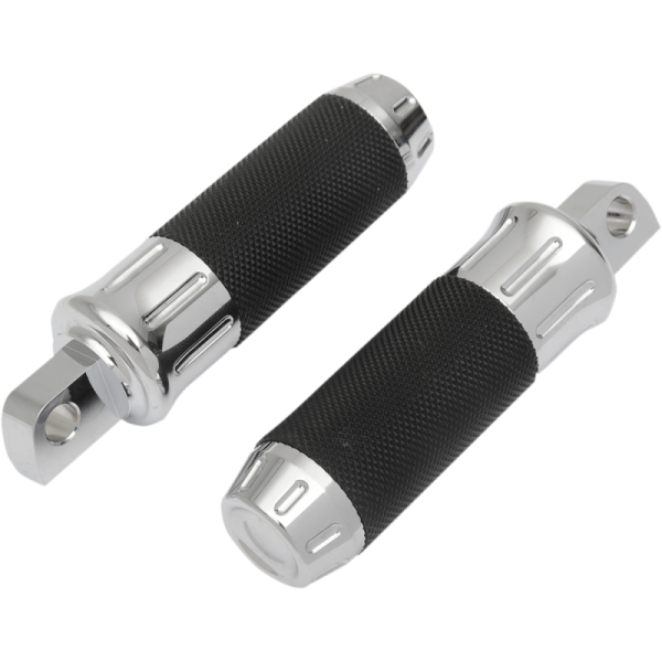 (image for) Drag Specialties Custom Billet Male Mount Footpegs, Chrome