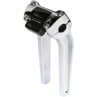 (image for) Thrashin Supply Pullback Riser Kit, Chrome, 9 1/2" w/ gauge cutout