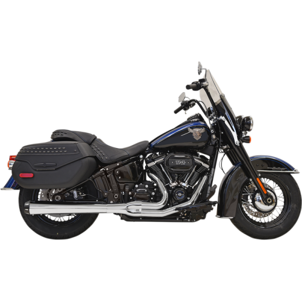 (image for) BASSANI XHAUST Road Rage 2-Into-1 System (Chrome, Long)