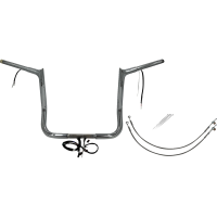 (image for) EZ Install Chrome 14" Pointed Top Handlebar Kit