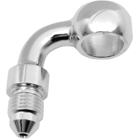 (image for) Russell 7/16" Banjo, #3 Male, 90° Fitting