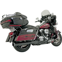 (image for) Bassani B4 2-Into-1 System - Black w/ Straight Muffler