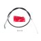 (image for) Black Vinyl Throttle Cable 876607