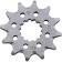(image for) JT Sprockets Self-Cleaning Steel Front Sprocket 1212-0520