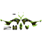 (image for) D'Cor Visuals Complete Graphics Kit - Monster Energy Slash, white background