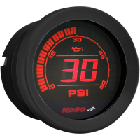 (image for) 2" Oil Pressure Gauge Black