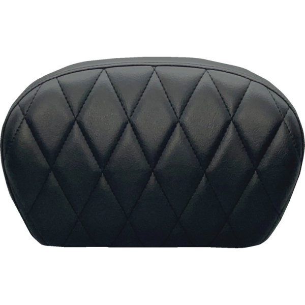 (image for) LE PERA Sissy Bar Pad Single Diamond Dull Black Vinyl