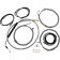 (image for) LA Choppers Plug-and-Play Complete Cable Kit, Stainless Braided, 18"-20" Handlebars